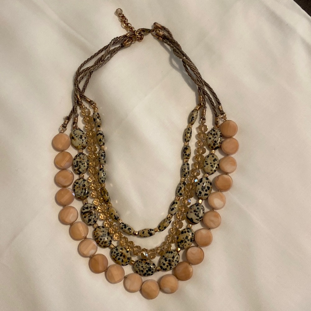 Anthropology layered necklace 20”